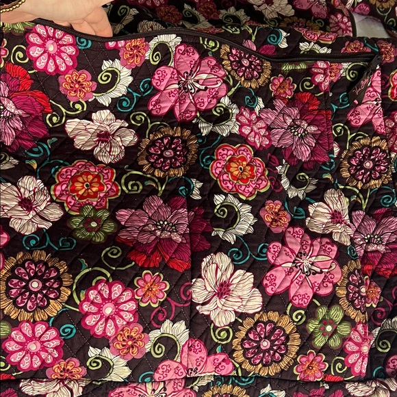 💕Vera Bradley 💕Pink and Brown Floral Travel hang-up garment Bag! - Picture 3 of 5